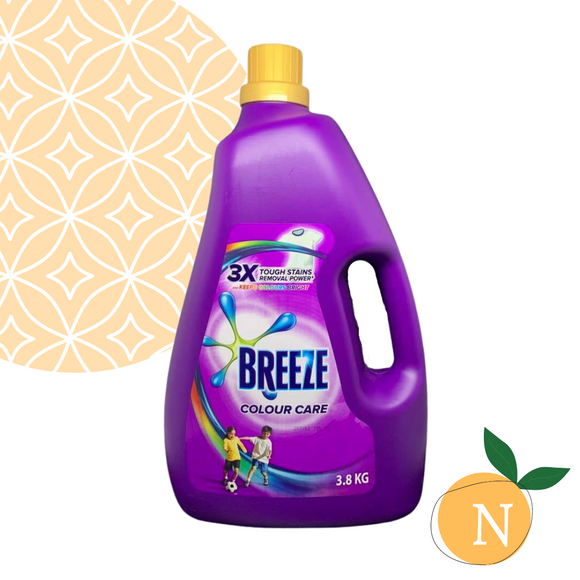 Breeze Liquid Detergent Refill Colour Care 3.8kg