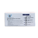 V Safe Disposable Medical/Surgical Face Mask Box of 50
