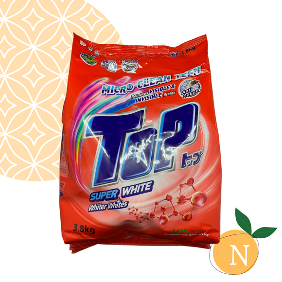 Top Powder Detergent Super White 3.8kg
